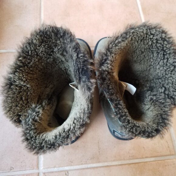 Size 10 Australia Luxe Collective Renegade Sheepskin Buckle Boots - Picture 5 of 10